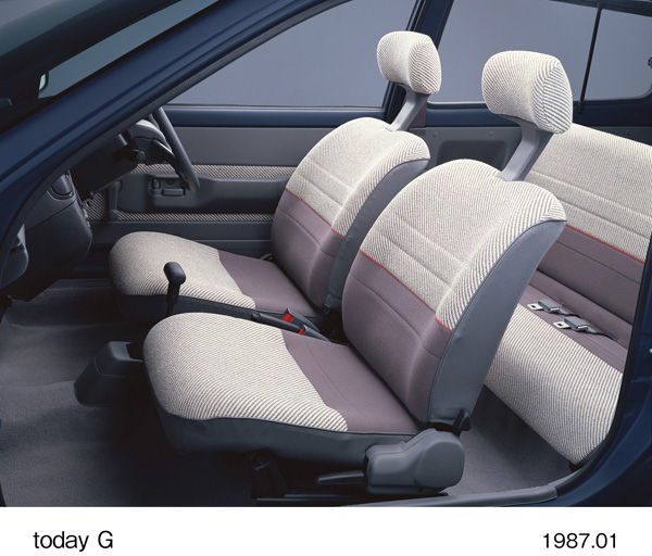 トゥデイ G フロントシート