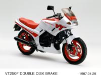 VT250F ダブルディスクブレーキ