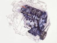 エンジン透視図（1.6L DOHC 16バルブ PGM-FI）