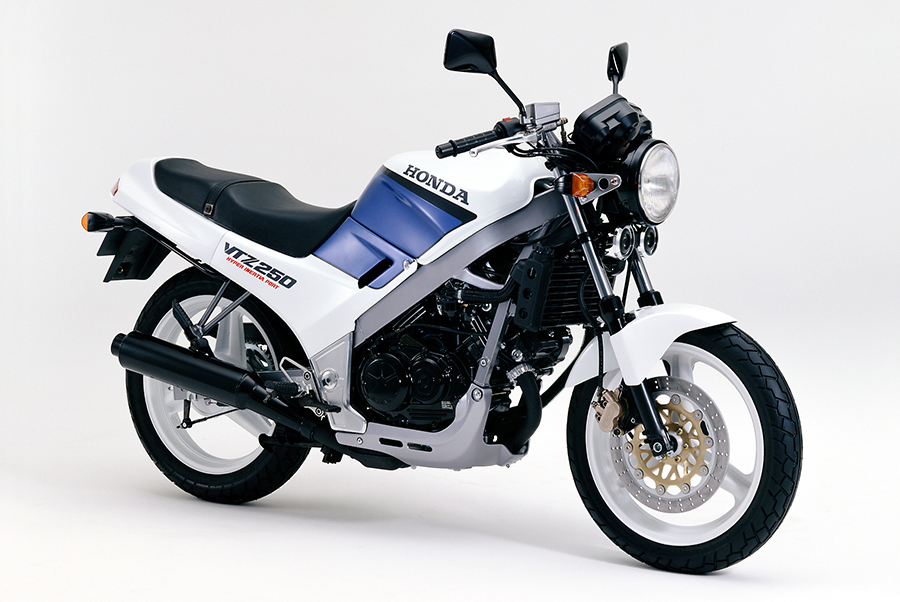 シンプルなスタイルのVツイン・ロードスポーツバイク「ホンダVTZ250 