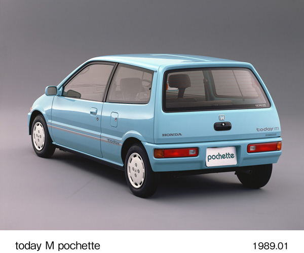 トゥデイ M ポシェット (マーメイドブルー) リア7：3