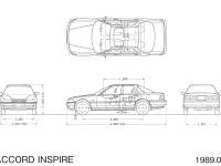 アコード・インスパイア 四面図　 