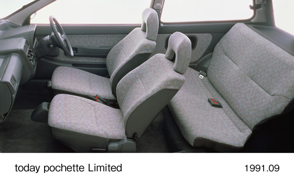 トゥデイ ポシェット リミテッド 室内パッケージ