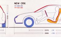 CR-X デルソル 寸法図