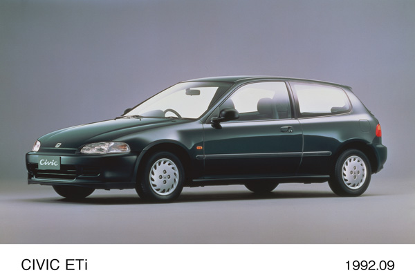 シビック ETi (ローザンヌグリーン・パール) フロント8:2