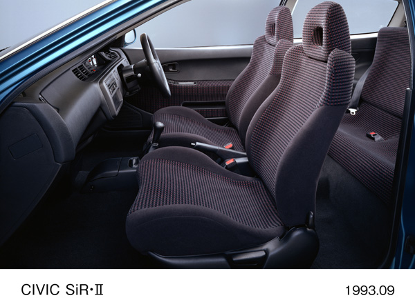 シビック SiR・II フロントシート