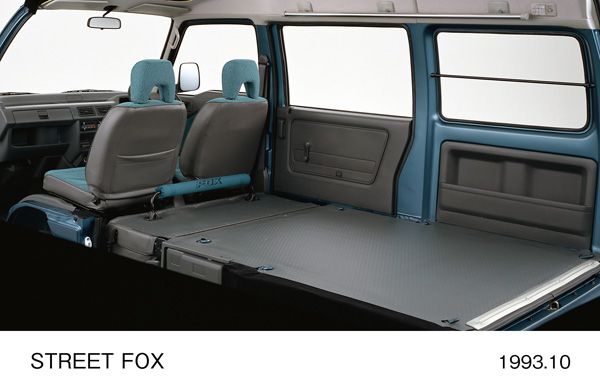 フラットフロアのラゲッジルーム