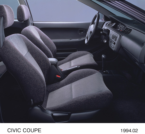 シビッククーペ フロントシート