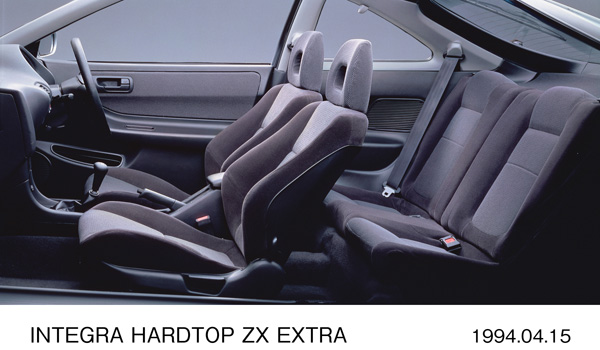 インテグラ 4ドア・ハードトップ ZX エクストラ 室内パッケージ