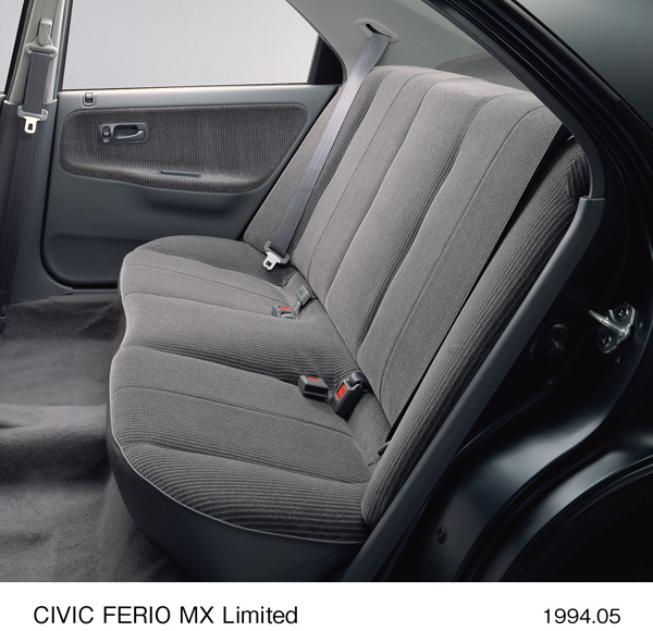 シビックフェリオ MX リミテッド リアシート
