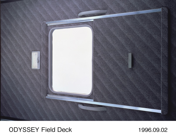 ポップアップルーフ サンシェード付き天窓