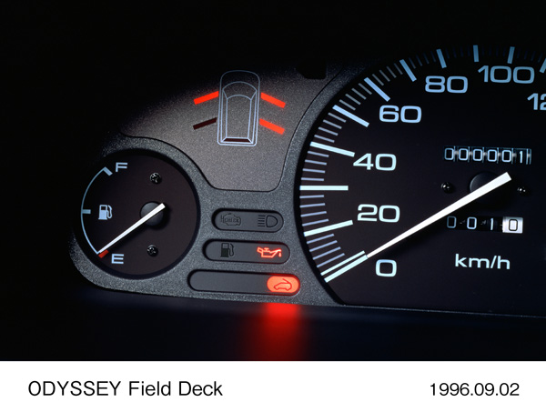 ポップアップルーフ ロック半開警告灯