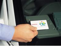 ICカードでドアロック解除