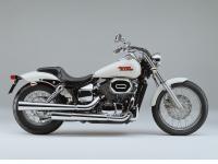 Honda シャドウスラッシャー<400>・(クラシカルホワイト・真横)