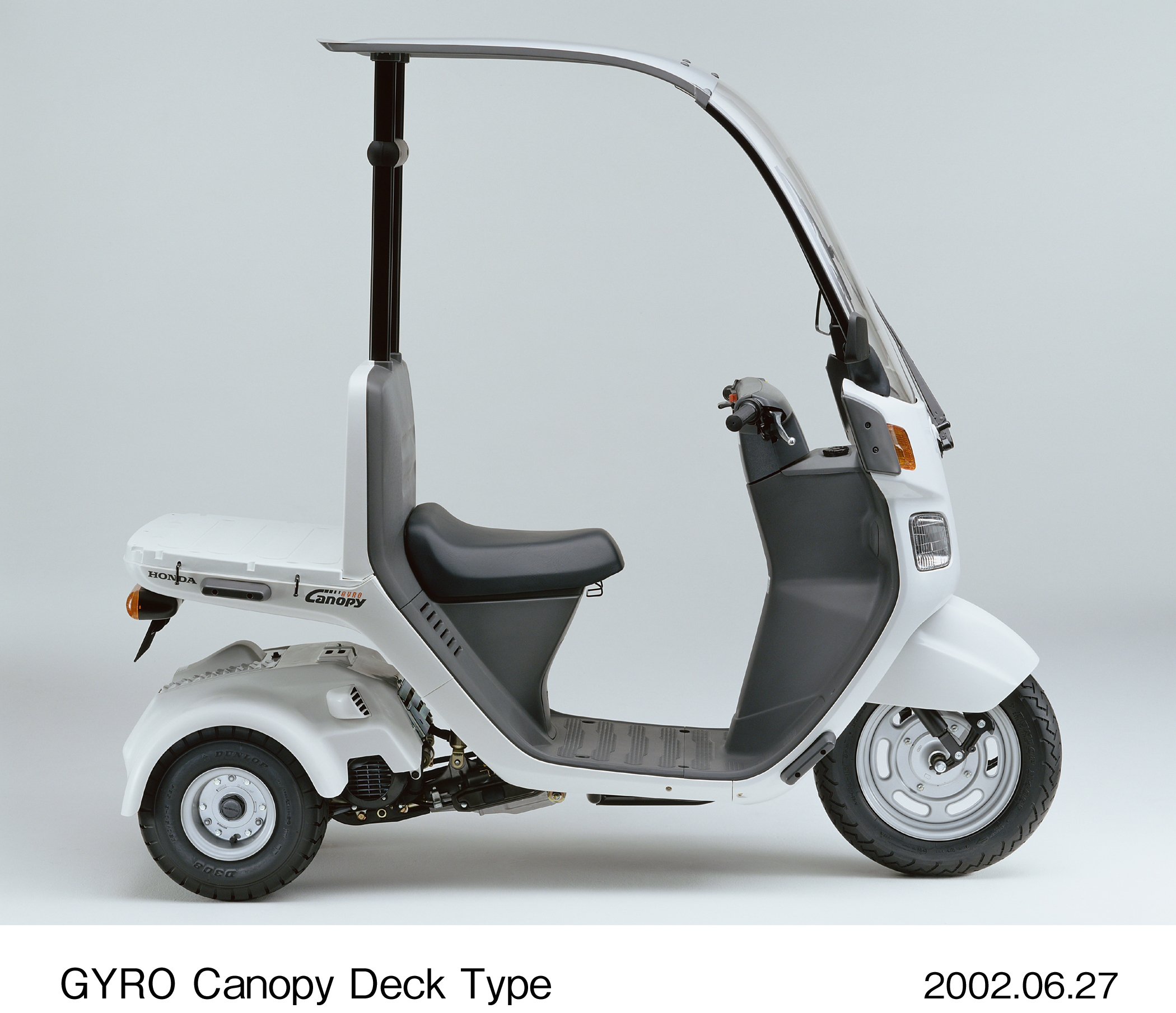 HONDA ジャイロキャノピー2 白 格安提供車 半額配送キャンペーン ク