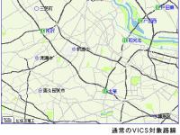通常のVICSの対象路線