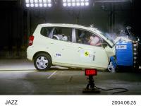 Euro NCAPでのジャズ正面衝突実験