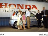Honda 燃料電池車「FCX」納車式