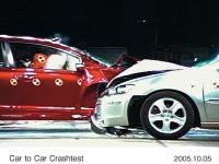 Car to car crashtest