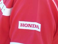 宮里藍選手着用ウェアの「Honda」ロゴ
