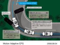 「モーションアダプティブEPS」作動イメージ