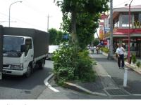 急ブレーキ多発個所 対策前 (国道254号 和光市)