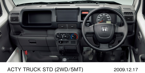 アクティ・トラック STD (2WD/5MT) インパネ