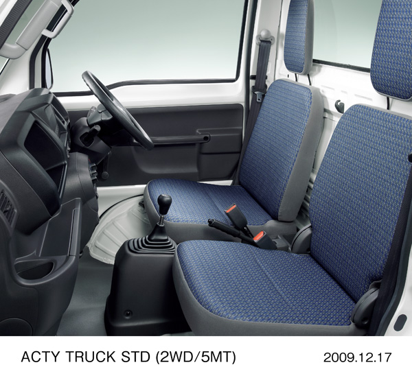アクティ・トラック STD (2WD/5MT) インテリア (クリアアズールグレー)
