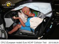 ユーロ NCAPでのCR-Z（欧州仕様）乗員保護性能試験