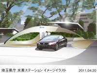 埼玉県庁 水素ステーション イメージイラスト