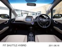 フィット シャトル HYBRID インパネ (ベージュ) メーカーオプション装着車