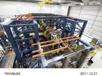 HondaJet 量産型2号機による構造試験の様子