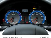 ストリーム RSZ 1.8L/FF メーター (ブルー照明)