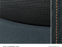 FIT HYBRID RS ブラックインテリア シート素材（オレンジステッチ入り）