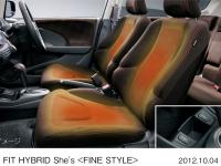 フィット HYBRID She's 特別仕様車 <ファインスタイル> 運転席＆助手席シートヒーター