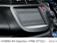 フィット HYBRID・XHセレクション 特別仕様車 <ファインスタイル> ダークガンメタリック塗装 （センターパネル）