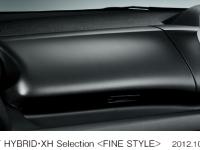 フィット HYBRID・XHセレクション 特別仕様車 <ファインスタイル> ダークガンメタリック塗装 （アッパーグローブボックスリッド）