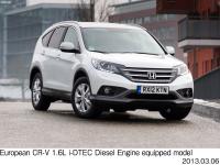 欧州CR-V 1.6L i-DTECディーゼルエンジン搭載モデル 