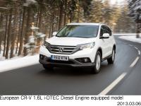 欧州CR-V 1.6L i-DTECディーゼルエンジン搭載モデル 