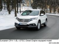 欧州CR-V 1.6L i-DTECディーゼルエンジン搭載モデル 