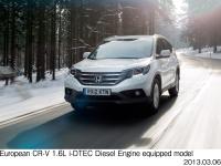欧州CR-V 1.6L i-DTECディーゼルエンジン搭載モデル 