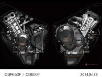 CBR650F / CB650F エンジンデザインスケッチ