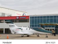 顧客向けのデモツアーに使われたHondaJet