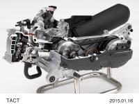 タクト エンジン単体写真（カットモデル）