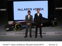Honda F1記者会見 McLaren‐Honda 2015