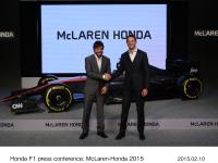 Honda F1記者会見 McLaren‐Honda 2015