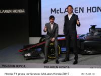 Honda F1記者会見 McLaren‐Honda 2015