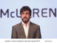 Honda F1記者会見 McLaren‐Honda 2015 (Getty Images for Honda Motor Co.)