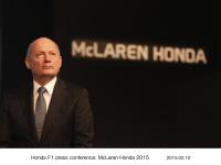Honda F1記者会見 McLaren‐Honda 2015 (Getty Images for Honda Motor Co.)