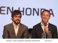 Honda F1記者会見 McLaren‐Honda 2015 (Getty Images for Honda Motor Co.)